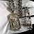 Жетон иконка из серебра Святой Николай Чудотворец Мирликийский с молитвой на обороте (Вес: 12 гр.)